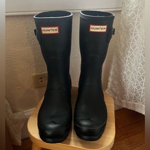 Women's Original Short Back Adjustable Rain Boot Sz 8
